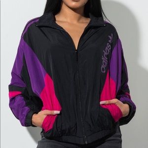 Adidas colorblock windbreaker
